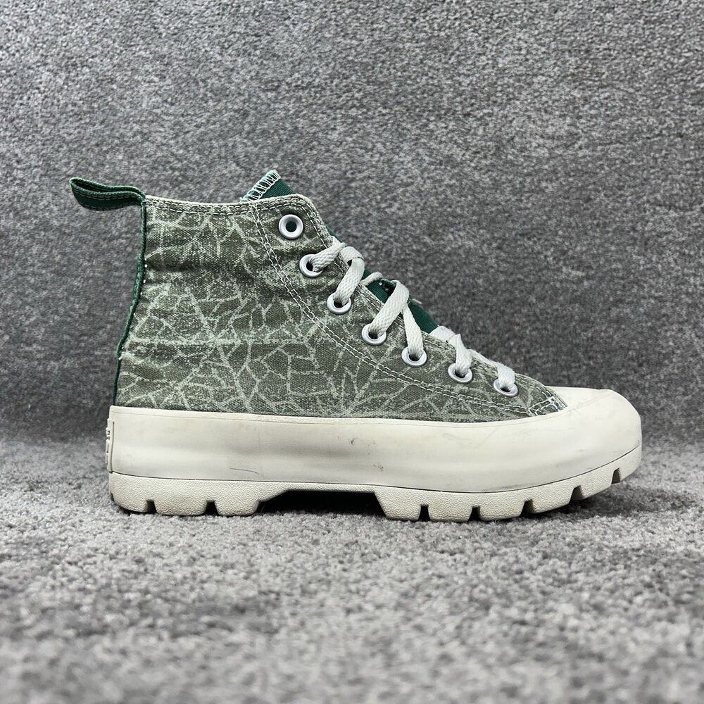 Converse CTAS Lugged Hi 2.0 572582C Women’s Size 6 Green Platform Shoes Used